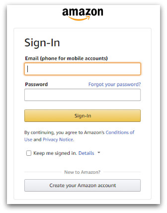 Sign-up to Amazon Affiliate Account