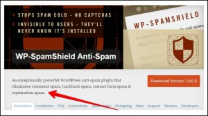 Plugin to stop spam on websites