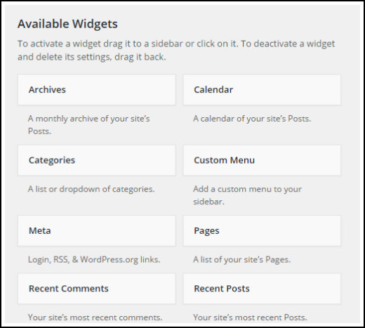 how wordpress widgets improve a website